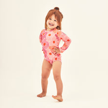 Cargar imagen en el visor de la galería, Image 02: Uv Line Maillot De Bain Bébé Baby Solar Rose Upf50+

