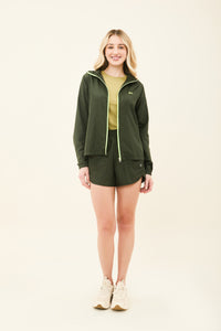 Image 06: Uv Line Fitness Robes Bag-Foldable Windbreaker Jacket Verde Militar