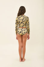 Cargar imagen en el visor de la galería, Model Back: Uv Line Une Pièce Fille Girl Bikini Hot Pant Jaguar Upf50+
