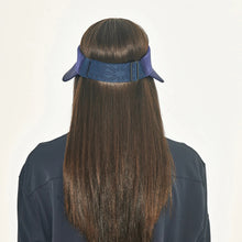 Cargar imagen en el visor de la galería, Model Back: Uv Line Visière Grecia Navy Fit Upf50+
