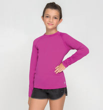 Cargar imagen en el visor de la galería, Image 02: Uv Line T-Shirt Kids Fpu50+ Uvpro Long Sleeve T-Shirt Pink Uv
