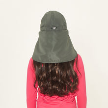 Cargar imagen en el visor de la galería, Model Back: Uv Line Casquette Legionario Teens Verde Militar Upf50+
