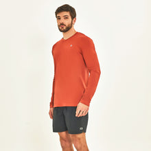 Cargar imagen en el visor de la galería, Image 02: Uv Line T-Shirt Longsleeve Sport Fit Ferrugem Upf50+
