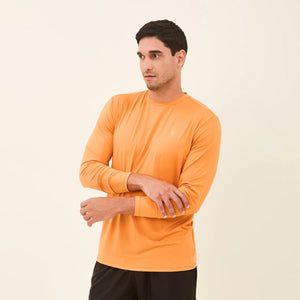 Image 04: Uv Line T-Shirt Longsleeve Uvpro Laranja Upf50+