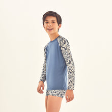 Cargar imagen en el visor de la galería, Image 02: Uv Line T-Shirt Rash Guard Kids Costela Aco Off White Upf50+
