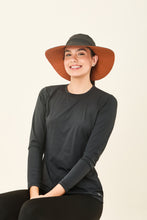 Cargar imagen en el visor de la galería, Image 05: Uv Line Chapeau Souple/Capeline San Diego Preto Caramelo Upf50+
