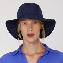 Cargar imagen en el visor de la galería, Gallery: Uv Line Chapeau Souple/Capeline San Remo Fpu50+ Hat Navy Blue Uv

