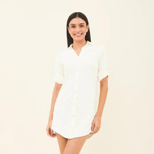 Cargar imagen en el visor de la galería, Image 04: Uv Line Chemise Shirtdress Copenhagen Offwhite Upf50+
