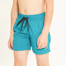 Cargar imagen en el visor de la galería, Image 03: Uv Line Maillot De Bain Garçon Short Aqua Lucca Petroleo Upf50+
