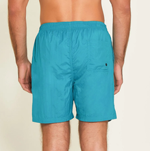Cargar imagen en el visor de la galería, Model Back: Uv Line Bermuda / Short Pour Homme Short Lucca Petroleo Upf50+
