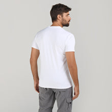 Cargar imagen en el visor de la galería, Model Back: Uv Line Fitness Haut Sport Fit Mas Branco Upf50+
