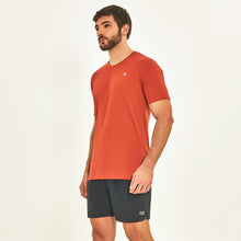 Cargar imagen en el visor de la galería, Image 02: Uv Line Fitness Haut T-Shirt Sport Fit Ferrugem Upf50+
