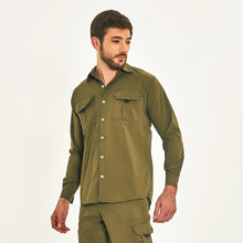 Cargar imagen en el visor de la galería, Image 02: Uv Line Fitness Haut Tenerife Verde Militar Upf50+
