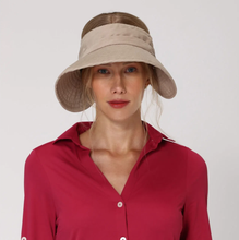 Cargar imagen en el visor de la galería, Model Front: Uv Line Visière Tokyo Fpu50+ Visor Khaki Uv
