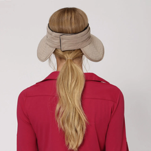 Cargar imagen en el visor de la galería, Model Back: Uv Line Visière Tokyo Fpu50+ Visor Khaki Uv

