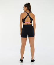 Load image into Gallery viewer, Bermuda Bodytex Barriga Zero E Bolso Preto
