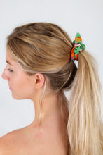Load image into Gallery viewer, Green Bloom Scrunchie
