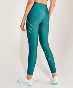 Leggings Atlanta Fitas Reflectivas Verde Strong