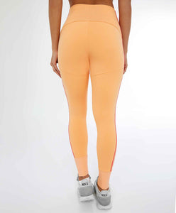 Legging Blackout II C/ Recorte Verticale Laranja Gym