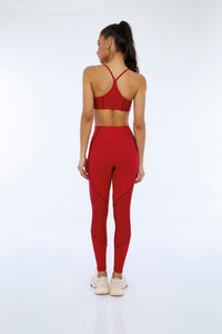 Legging Hyper Recortes Atlanta Vermelho Haute Red