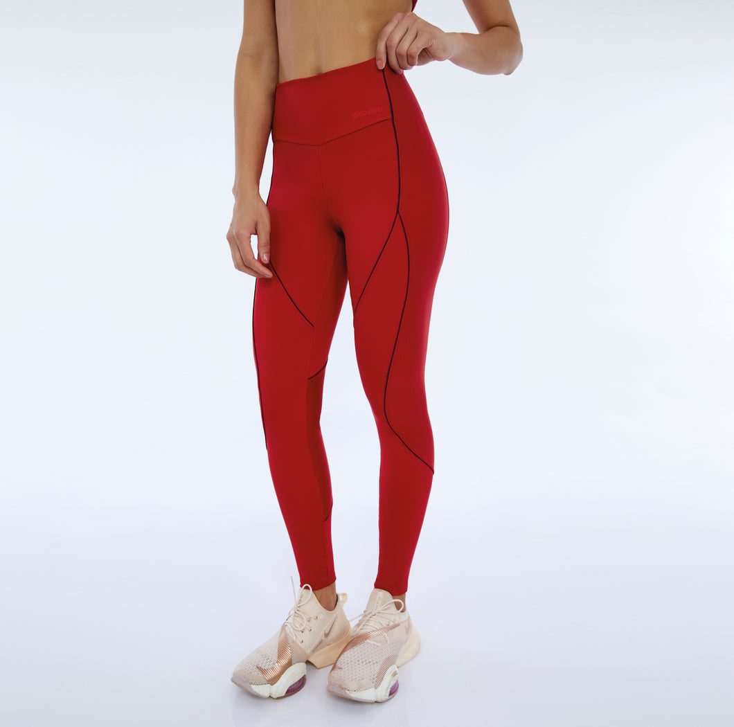 Legging Hyper Recortes Atlanta Vermelho Haute Red