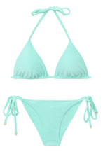 Load image into Gallery viewer, Malibu-Menta Tri-Inv Cheeky-Tie Set
