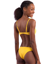 Cargar imagen en el visor de la galería, Set Malibu-Yellow Bandeau-Duo Essential
