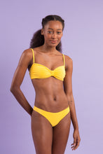 Cargar imagen en el visor de la galería, Set Malibu-Yellow Bandeau-Duo Essential
