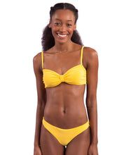 Cargar imagen en el visor de la galería, Set Malibu-Yellow Bandeau-Duo Essential
