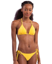 Load image into Gallery viewer, Malibu-Yellow Tri-Inv Cheeky-Tie Set
