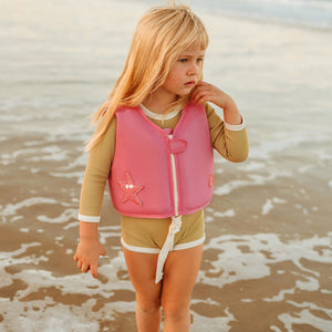 Swim Vest Ocean Tresure Pink Max 30KG 3-6 Years