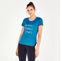 Load image into Gallery viewer, Frases Inspiracionais Verde Strong Skin Fit T-Shirt
