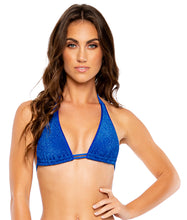 Cargar imagen en el visor de la galería, Top Halter Stardust Royal Blue
