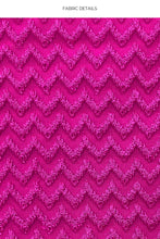 Cargar imagen en el visor de la galería, Top Wavy Ruched Capri Fuchsia
